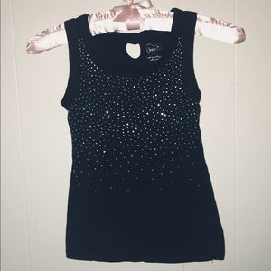 Justice Girl’s Black Tank
